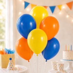 Blue, Yellow & Orange 12